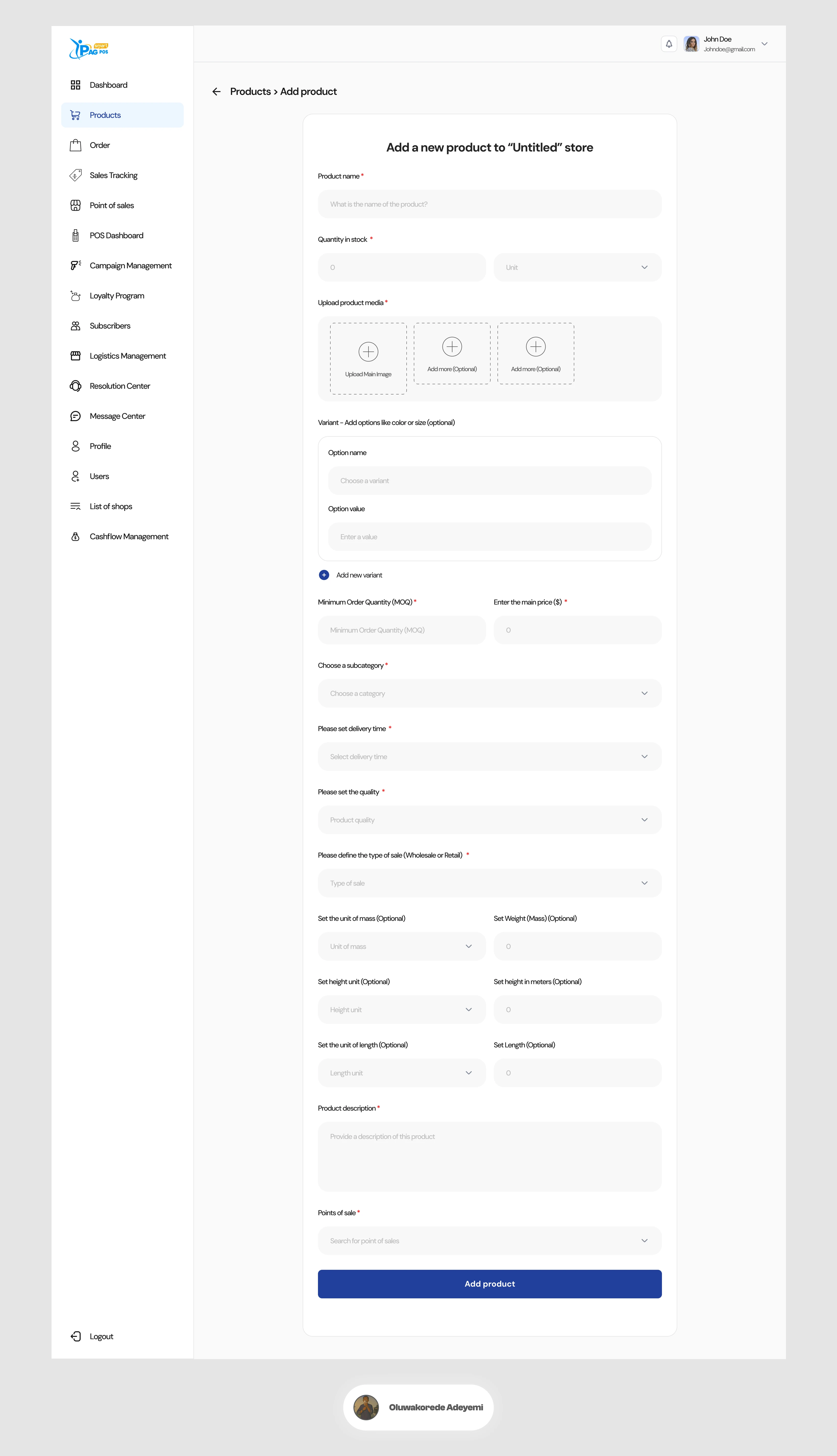 Afrikaplaza — add product form