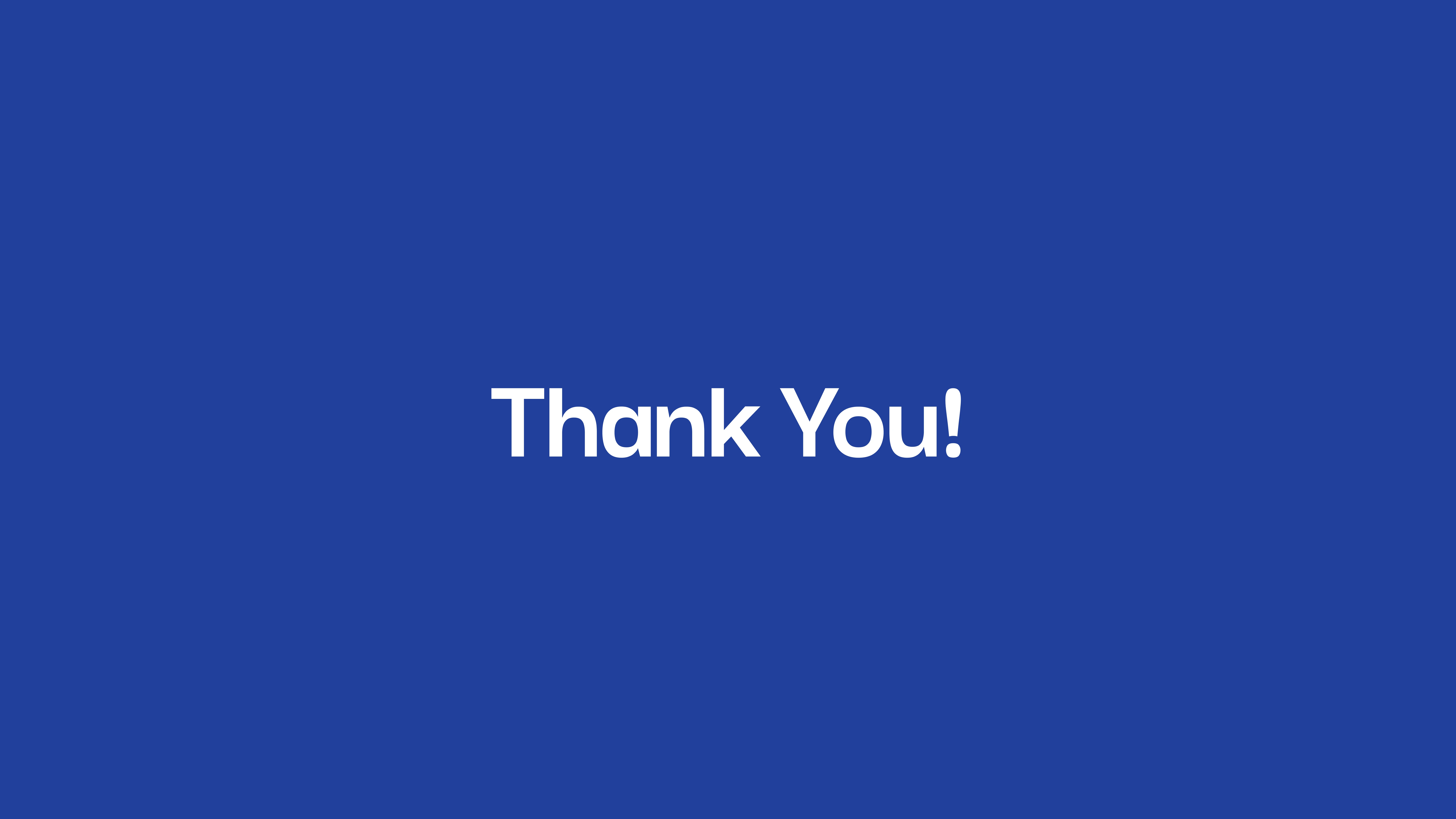 Thank you