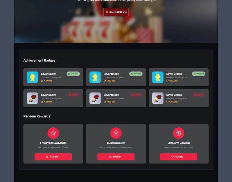 MyFitness — Rewards
