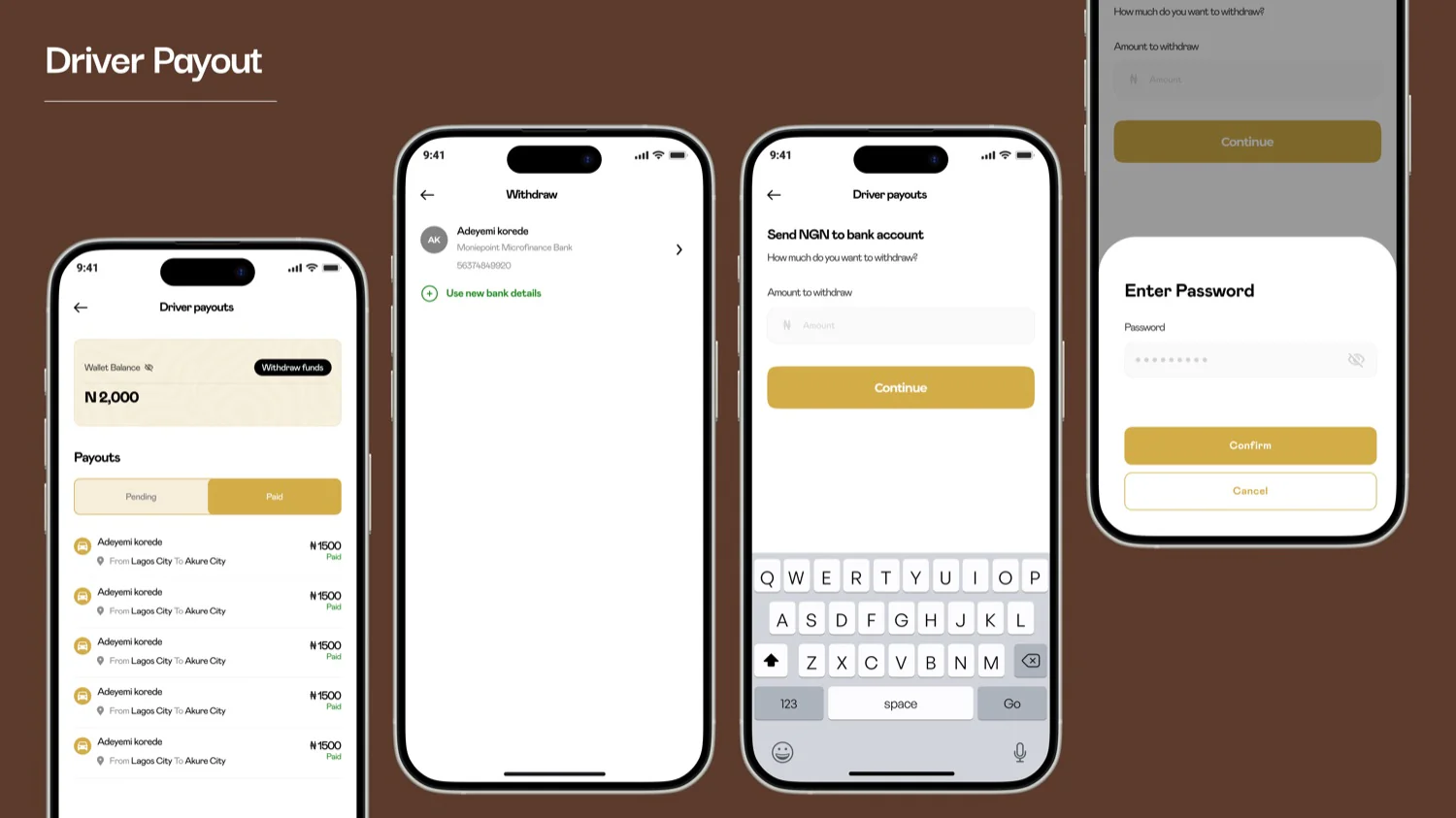 Soole — driver payout